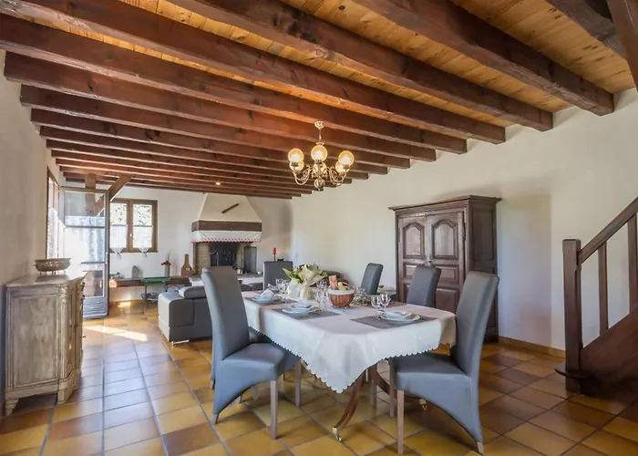 Semesterbostad Chaumiere Typique En Briere Avec Cheminee, Wifi, Et Terrasse - Ideal Familles - Fr-1-306-1131 *